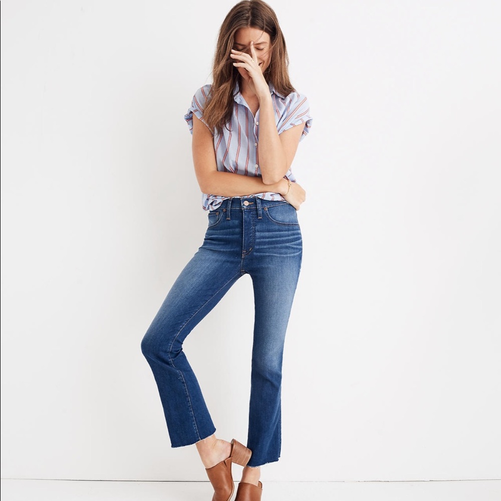 Madewell Tall Cali Demi-Boot Jeans in Marco Wash